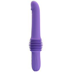 Pretty Love Gode avec poussée Pazuzu 15 x 3.5 cm Violet